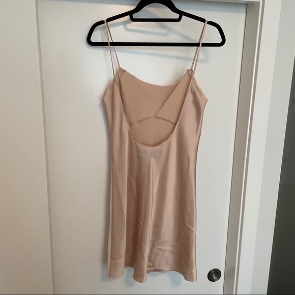 NEW WITH TAGS Zara Nude Slip Dress - Picture 3 of 7